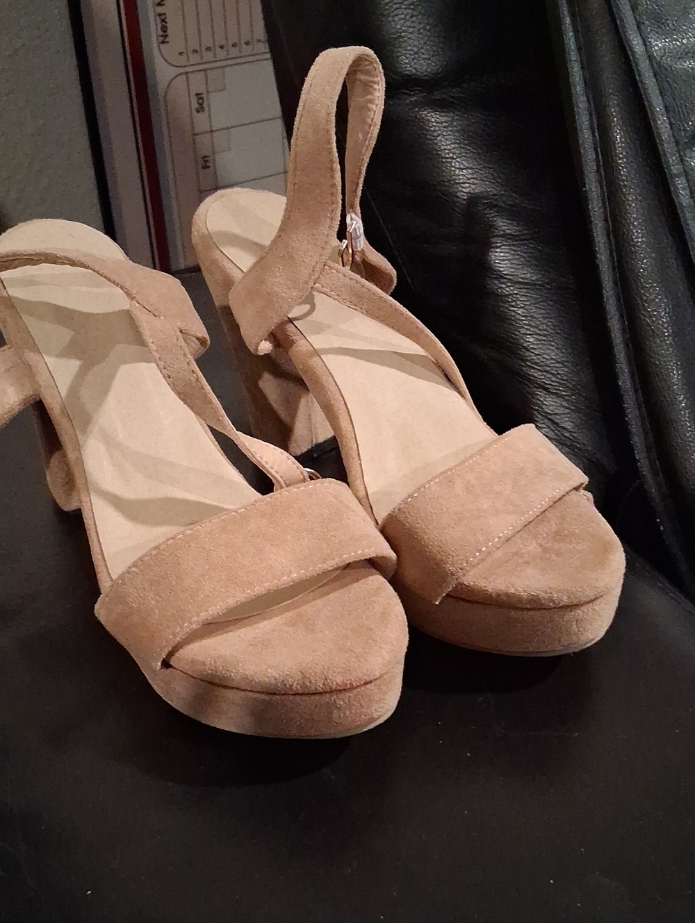 Tan Platform Sandals